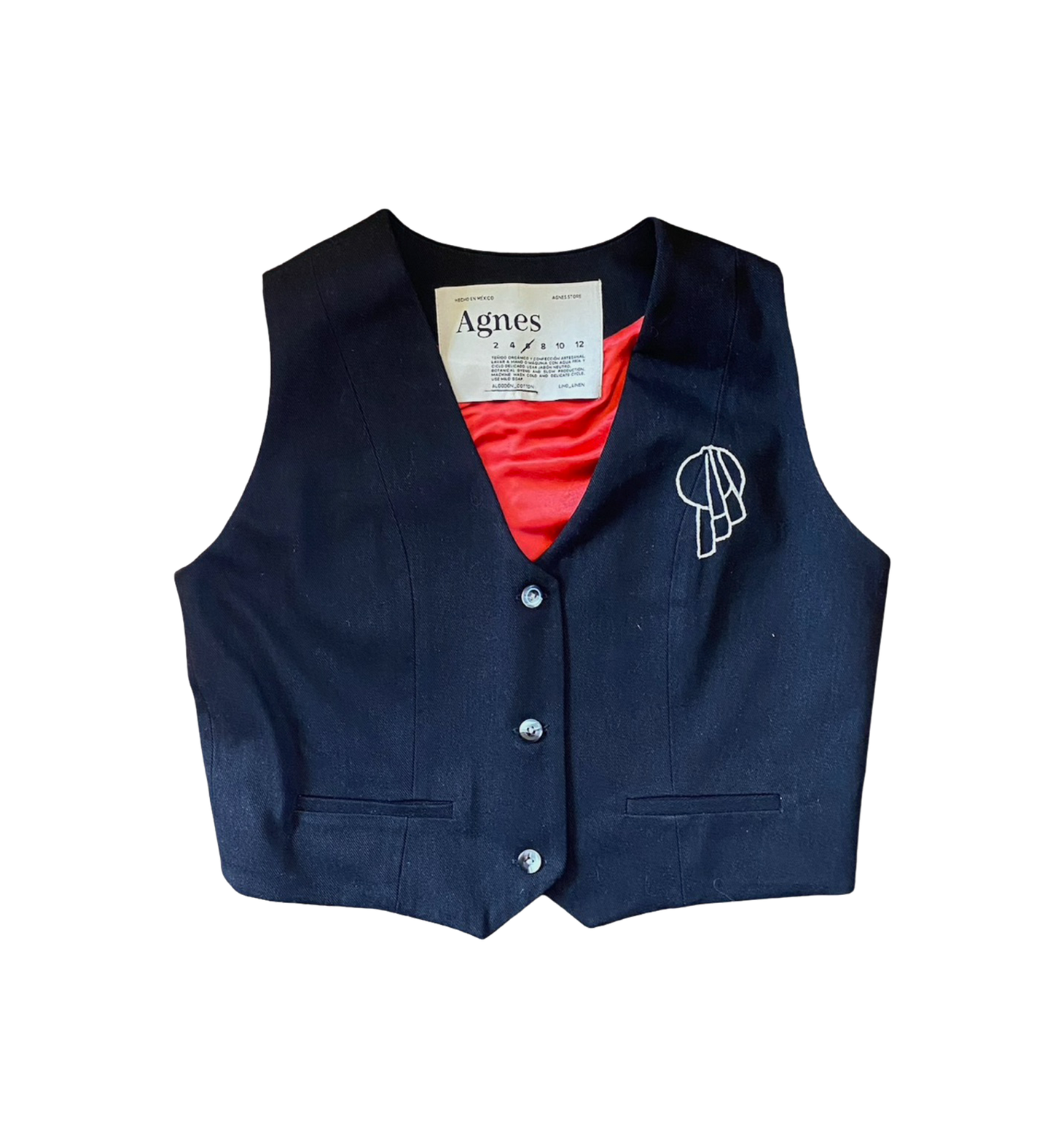 Chaleco Águila Negro Naranja