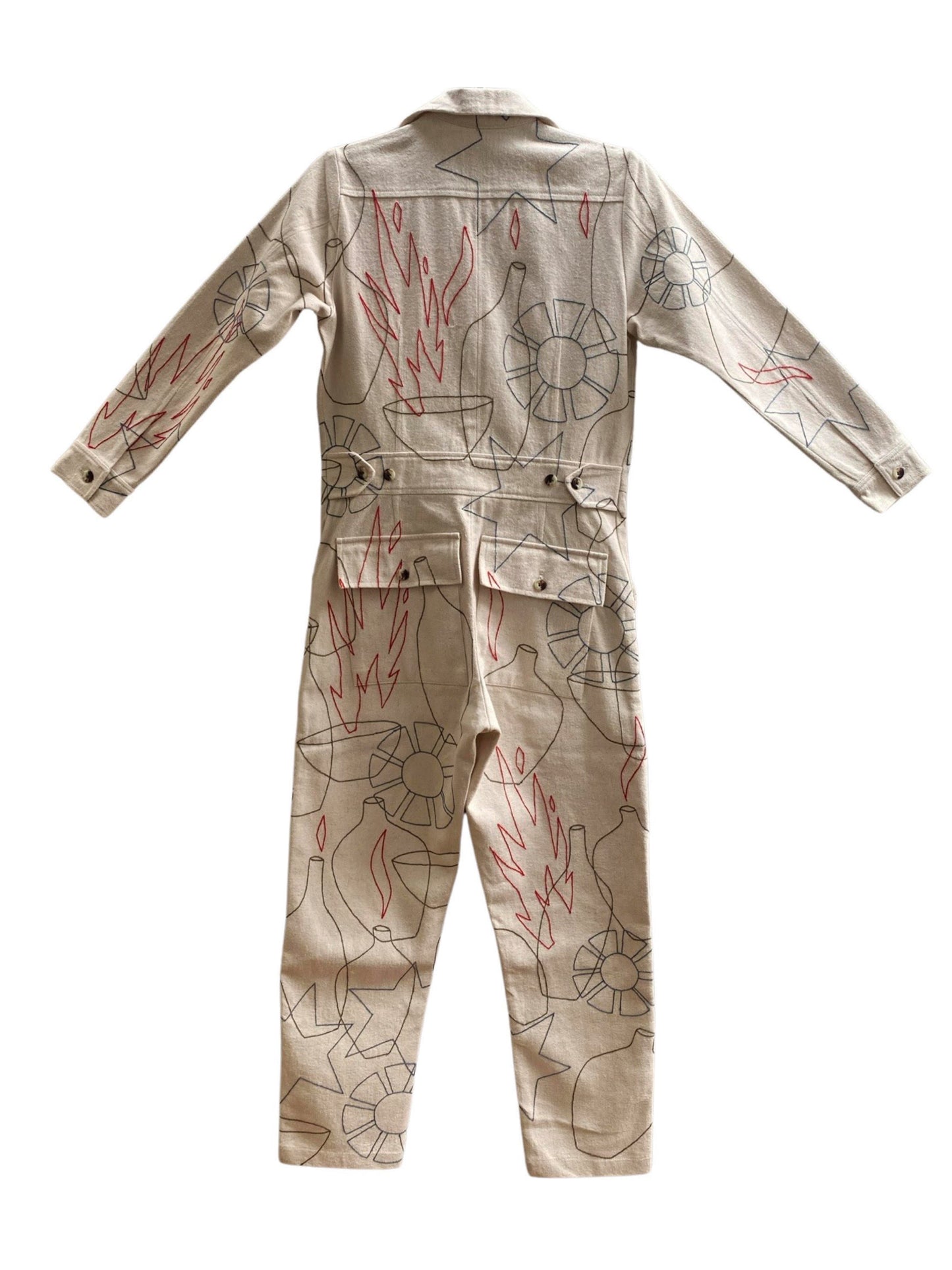 Samhain Embroidered Worksuit