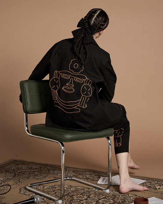 Jacket Diosa Maíz Negro