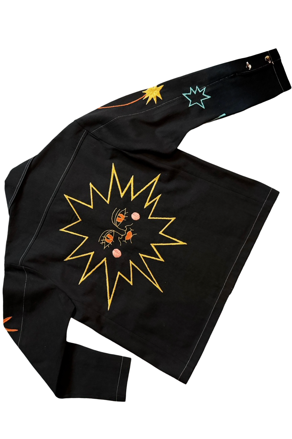 Black Orange Eagle Jacket