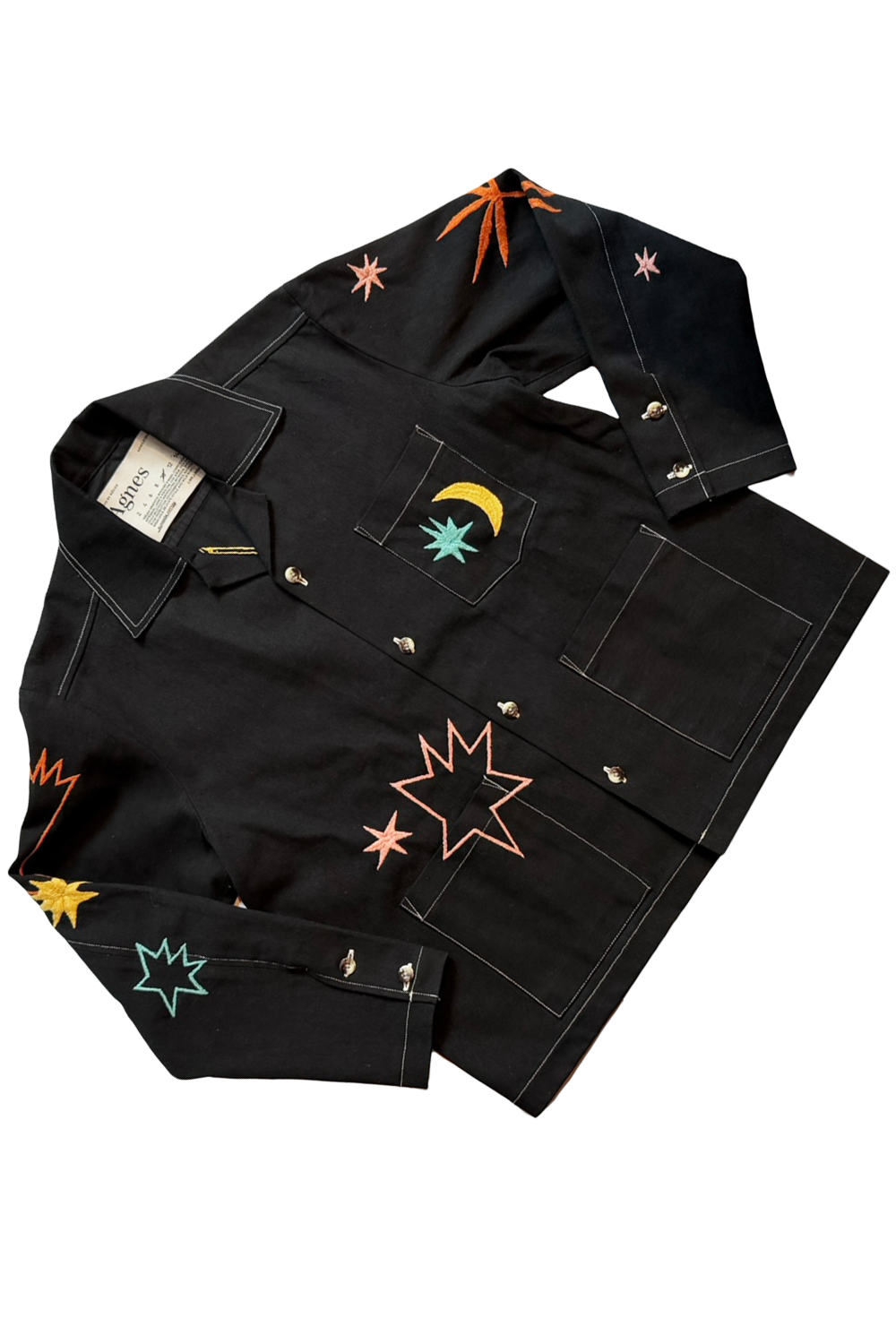 Black Orange Eagle Jacket