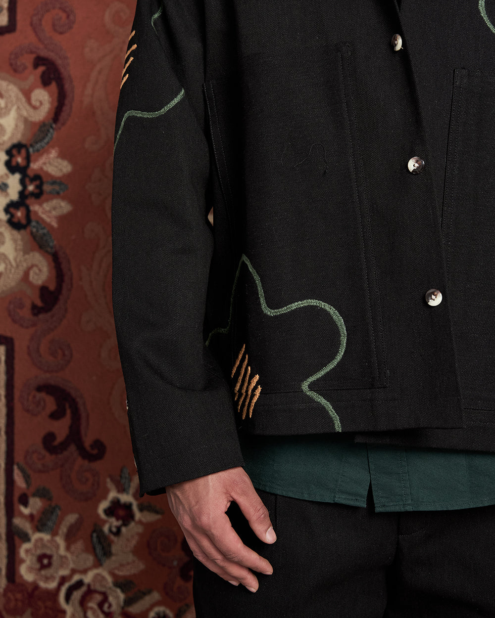 Jacket Gardenia Negro