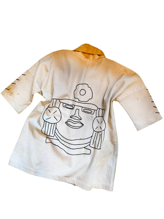 Haori Largo Diosa Maíz