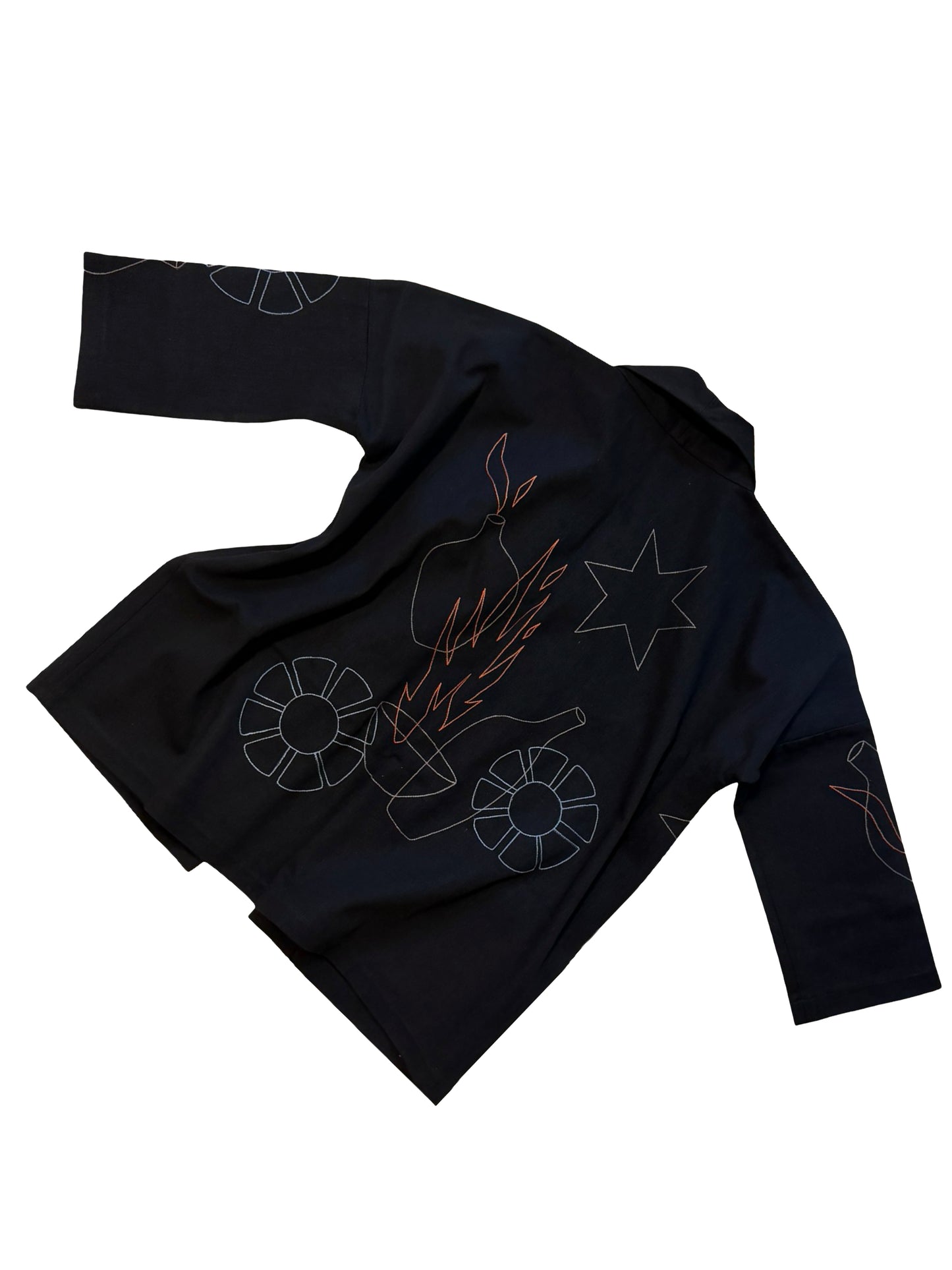 Haori Largo Samhain Negro