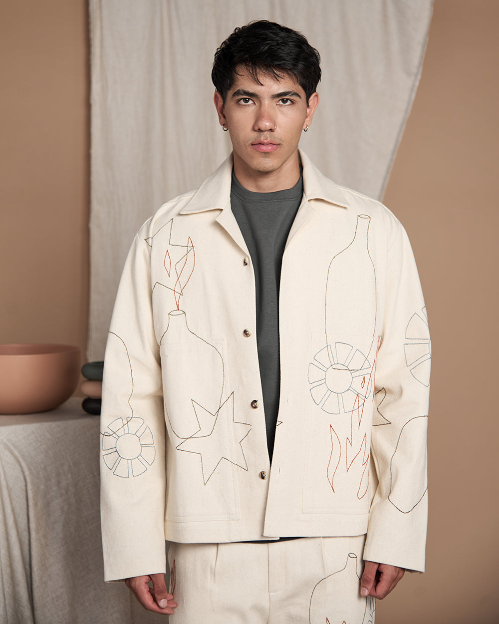 Black Orange Eagle Jacket